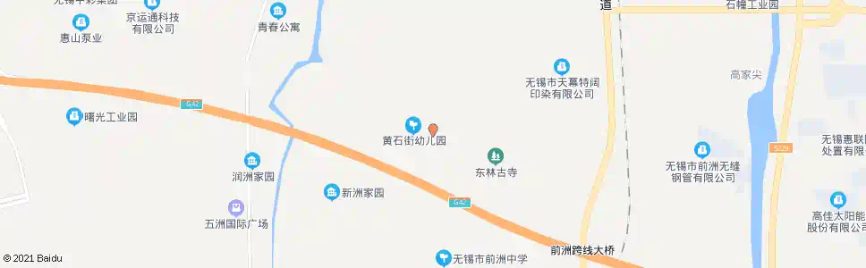 无锡黄石街_公交站地图_无锡公交_妙搜公交查询2025