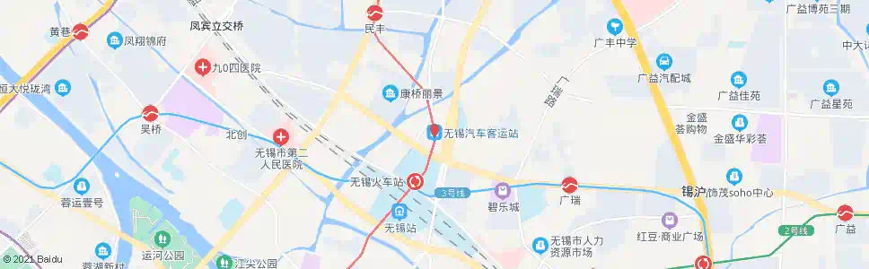 无锡长安汽车站_公交站地图_无锡公交_妙搜公交查询2025