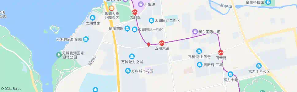 无锡迎蠡二路_公交站地图_无锡公交_妙搜公交查询2025