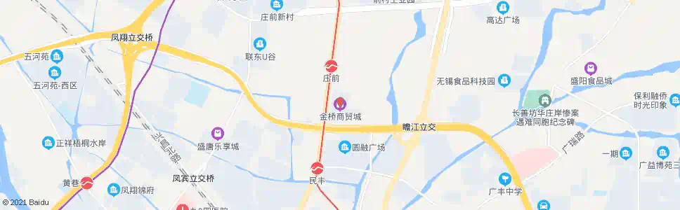 无锡金桥商贸城(锡澄路)_公交站地图_无锡公交_妙搜公交查询2025