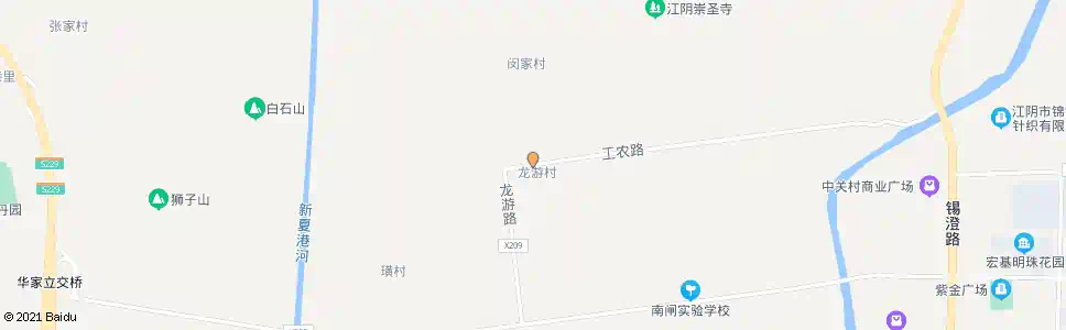 无锡龙游村委_公交站地图_无锡公交_妙搜公交查询2025