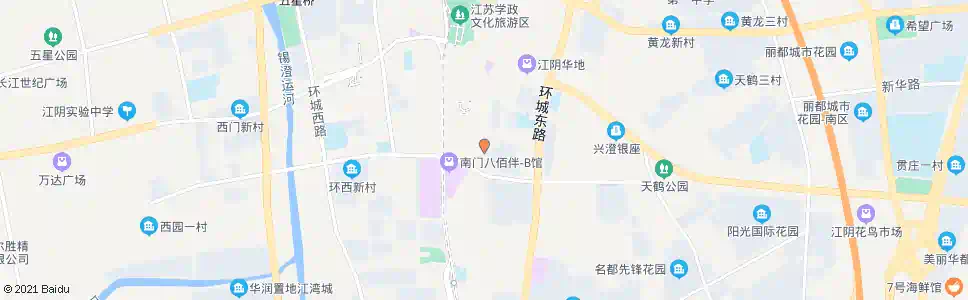无锡青果花苑_公交站地图_无锡公交_妙搜公交查询2025