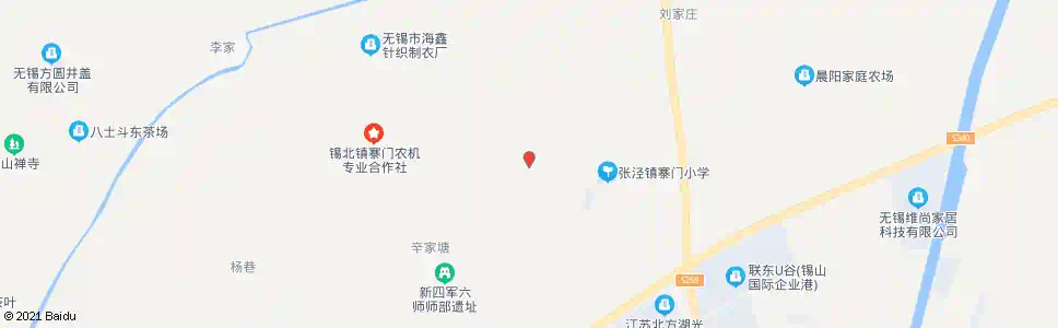 无锡寨门村委_公交站地图_无锡公交_妙搜公交查询2025