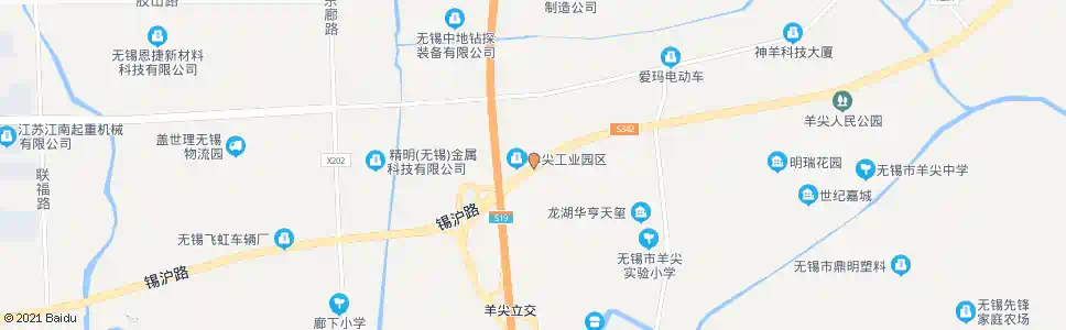 无锡华南钢构厂_公交站地图_无锡公交_妙搜公交查询2025