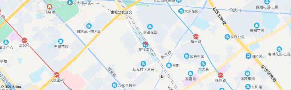 无锡新南_公交站地图_无锡公交_妙搜公交查询2025