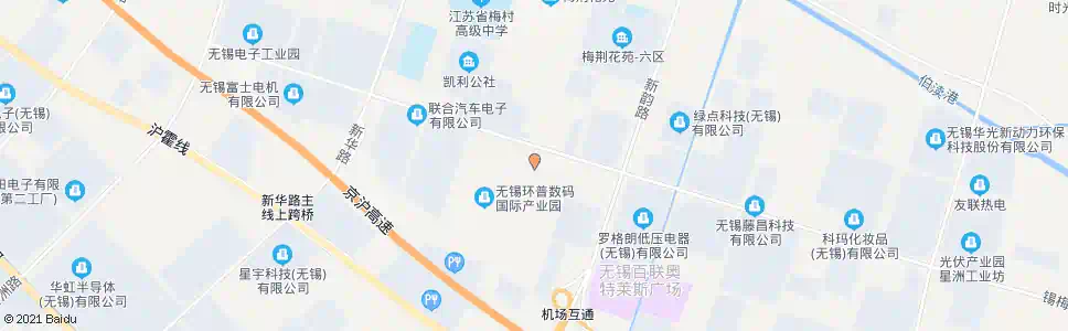 无锡锡梅路(新锦路)_公交站地图_无锡公交_妙搜公交查询2025