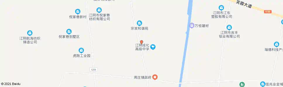 无锡周庄体育馆_公交站地图_无锡公交_妙搜公交查询2025