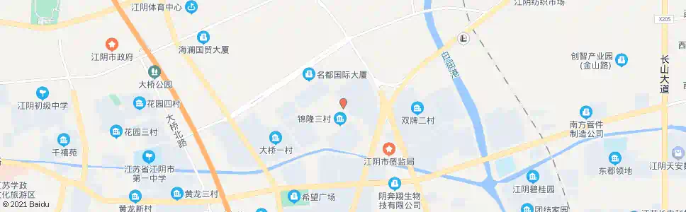 无锡锦隆一村_公交站地图_无锡公交_妙搜公交查询2025