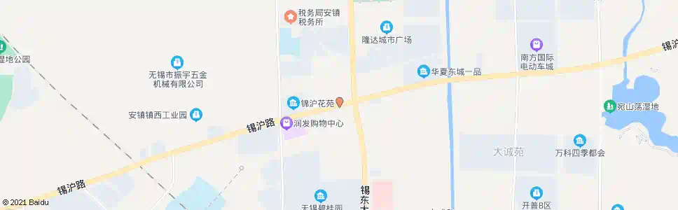 无锡锡沪路(锡东大道)_公交站地图_无锡公交_妙搜公交查询2025