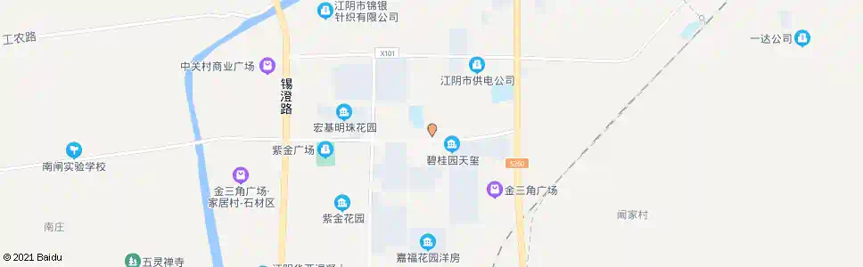 无锡花果村_公交站地图_无锡公交_妙搜公交查询2025