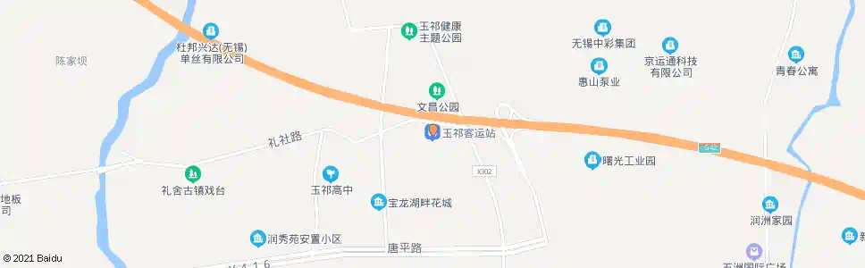 无锡玉祁客运站_公交站地图_无锡公交_妙搜公交查询2025