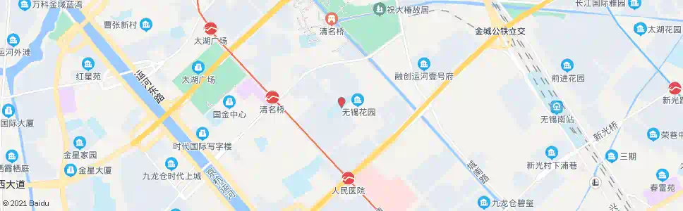 无锡清扬新村_公交站地图_无锡公交_妙搜公交查询2025