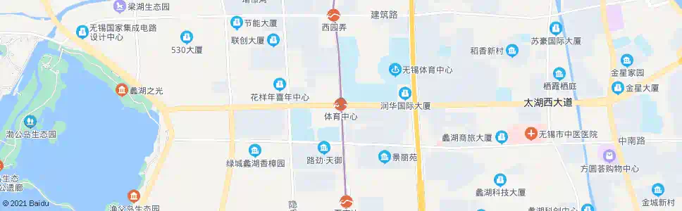 无锡蠡溪路(太湖大道)_公交站地图_无锡公交_妙搜公交查询2025