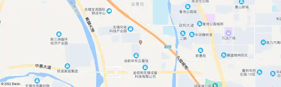 无锡畅惠路(风奇路)_公交站地图_无锡公交_妙搜公交查询2025