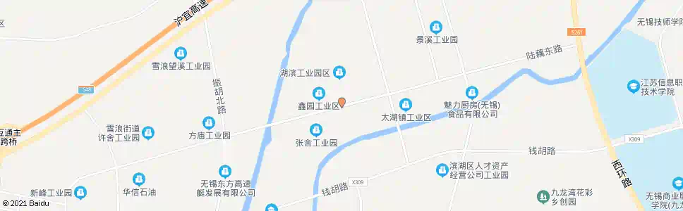 无锡胡埭路(陆藕路)_公交站地图_无锡公交_妙搜公交查询2025
