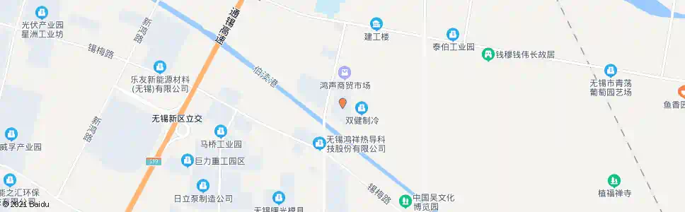 无锡金润华庭_公交站地图_无锡公交_妙搜公交查询2025