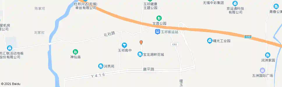 无锡玉洁路(湖西路)_公交站地图_无锡公交_妙搜公交查询2025