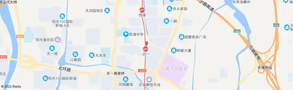 无锡凤宾路(天一路)_公交站地图_无锡公交_妙搜公交查询2025