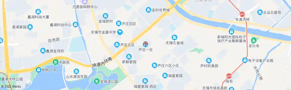 无锡芦庄一区_公交站地图_无锡公交_妙搜公交查询2025