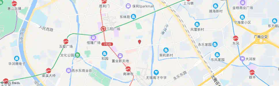 无锡滨湖区老年综合服务中心_公交站地图_无锡公交_妙搜公交查询2025