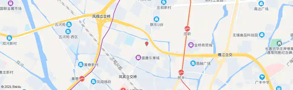 无锡东汀桥_公交站地图_无锡公交_妙搜公交查询2025