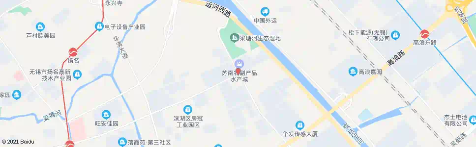 无锡大通路(菱湖大道)_公交站地图_无锡公交_妙搜公交查询2025