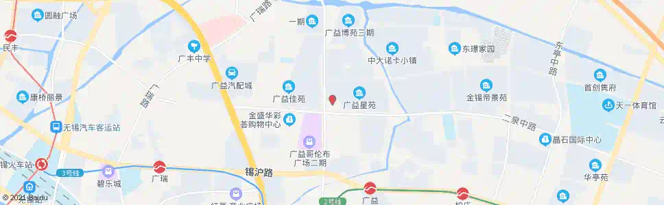 无锡广南路(广益睦邻中心)_公交站地图_无锡公交_妙搜公交查询2025