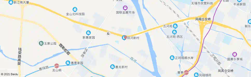 无锡双河新村_公交站地图_无锡公交_妙搜公交查询2025