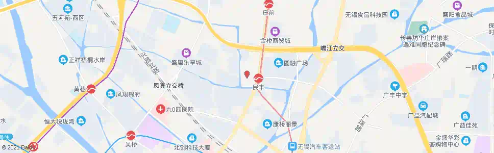 无锡锡澄一号桥_公交站地图_无锡公交_妙搜公交查询2025