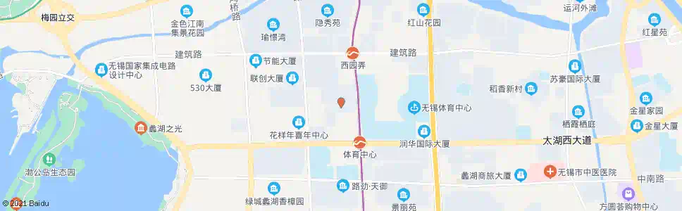 无锡西园里(滴翠路)_公交站地图_无锡公交_妙搜公交查询2025