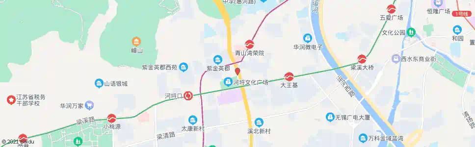无锡河埒口(公交停车场)_公交站地图_无锡公交_妙搜公交查询2025