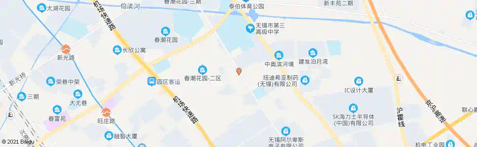 无锡泰山路_公交站地图_无锡公交_妙搜公交查询2025