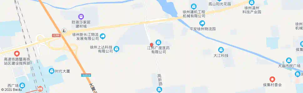 徐州广度医药_公交站地图_徐州公交_妙搜公交查询2025
