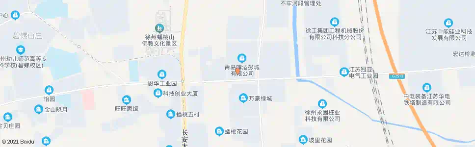 徐州青岛啤酒_公交站地图_徐州公交_妙搜公交查询2025