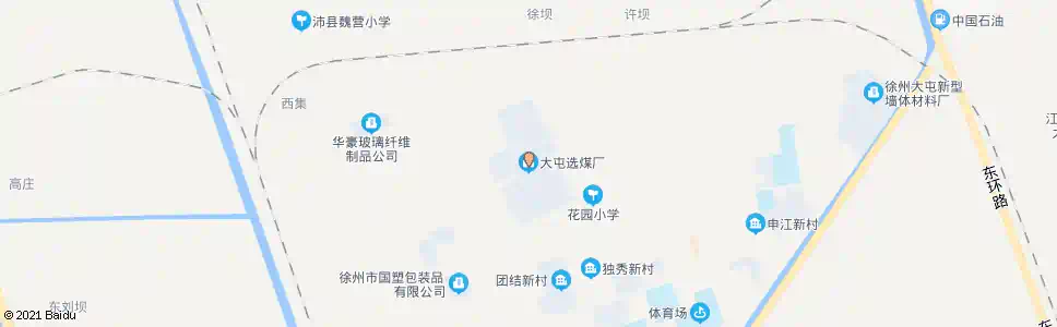 徐州十村(选煤厂)_公交站地图_徐州公交_妙搜公交查询2025
