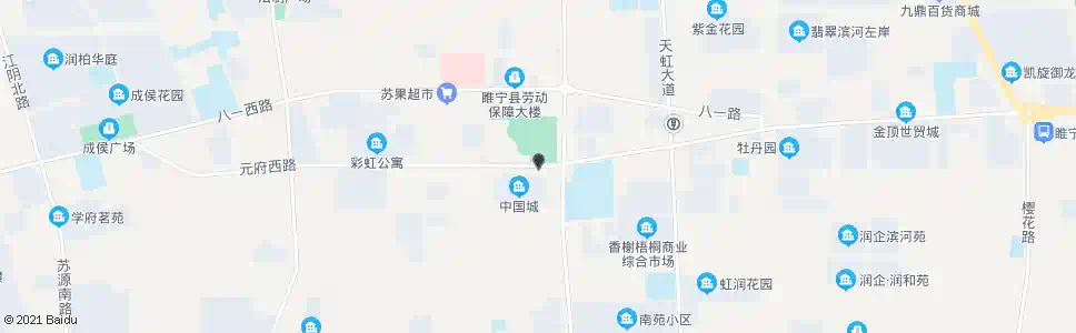 徐州天元广场_公交站地图_徐州公交_妙搜公交查询2025