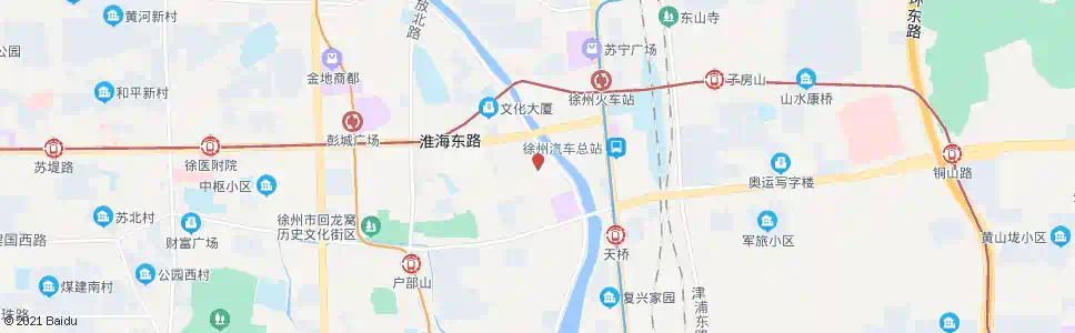 徐州自来水公司_公交站地图_徐州公交_妙搜公交查询2025