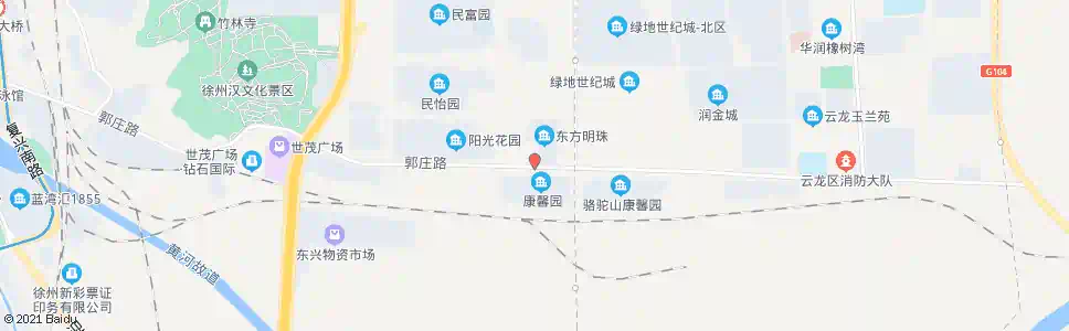 徐州康馨园_公交站地图_徐州公交_妙搜公交查询2025