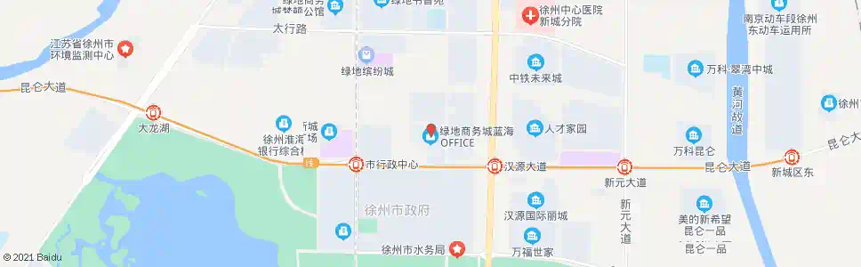 徐州绿地商务城_公交站地图_徐州公交_妙搜公交查询2025