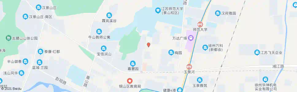 徐州师大公寓_公交站地图_徐州公交_妙搜公交查询2025