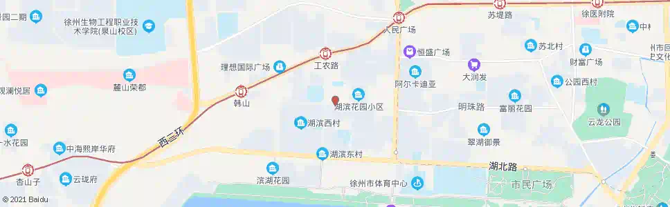 徐州湖滨新村_公交站地图_徐州公交_妙搜公交查询2025