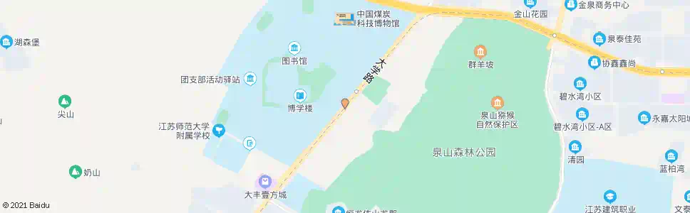 徐州矿大南湖校区东门_公交站地图_徐州公交_妙搜公交查询2025