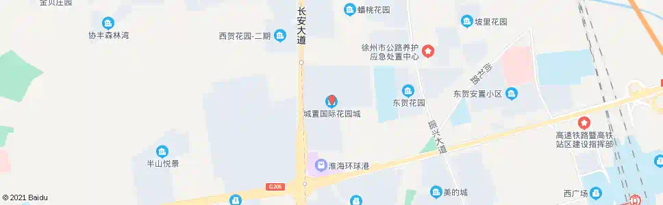 徐州城置国际花园城_公交站地图_徐州公交_妙搜公交查询2025