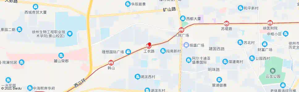 徐州徐医附院西院_公交站地图_徐州公交_妙搜公交查询2025