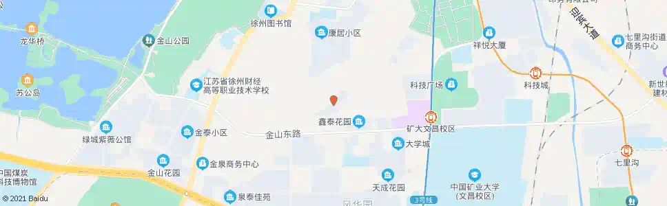 徐州凤凰山庄_公交站地图_徐州公交_妙搜公交查询2025