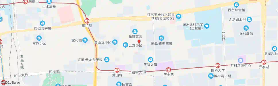 徐州城建家园_公交站地图_徐州公交_妙搜公交查询2025