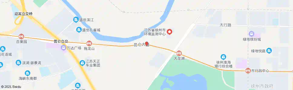 徐州托龙山公园_公交站地图_徐州公交_妙搜公交查询2025