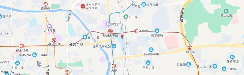 徐州芦山_公交站地图_徐州公交_妙搜公交查询2025