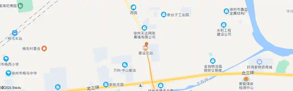 徐州新台子_公交站地图_徐州公交_妙搜公交查询2025