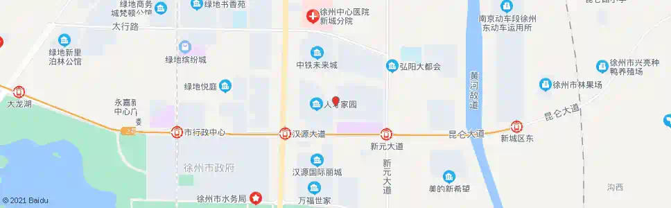 徐州美的广场_公交站地图_徐州公交_妙搜公交查询2025